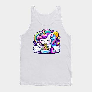 Space Unicorn Ramen Tank Top